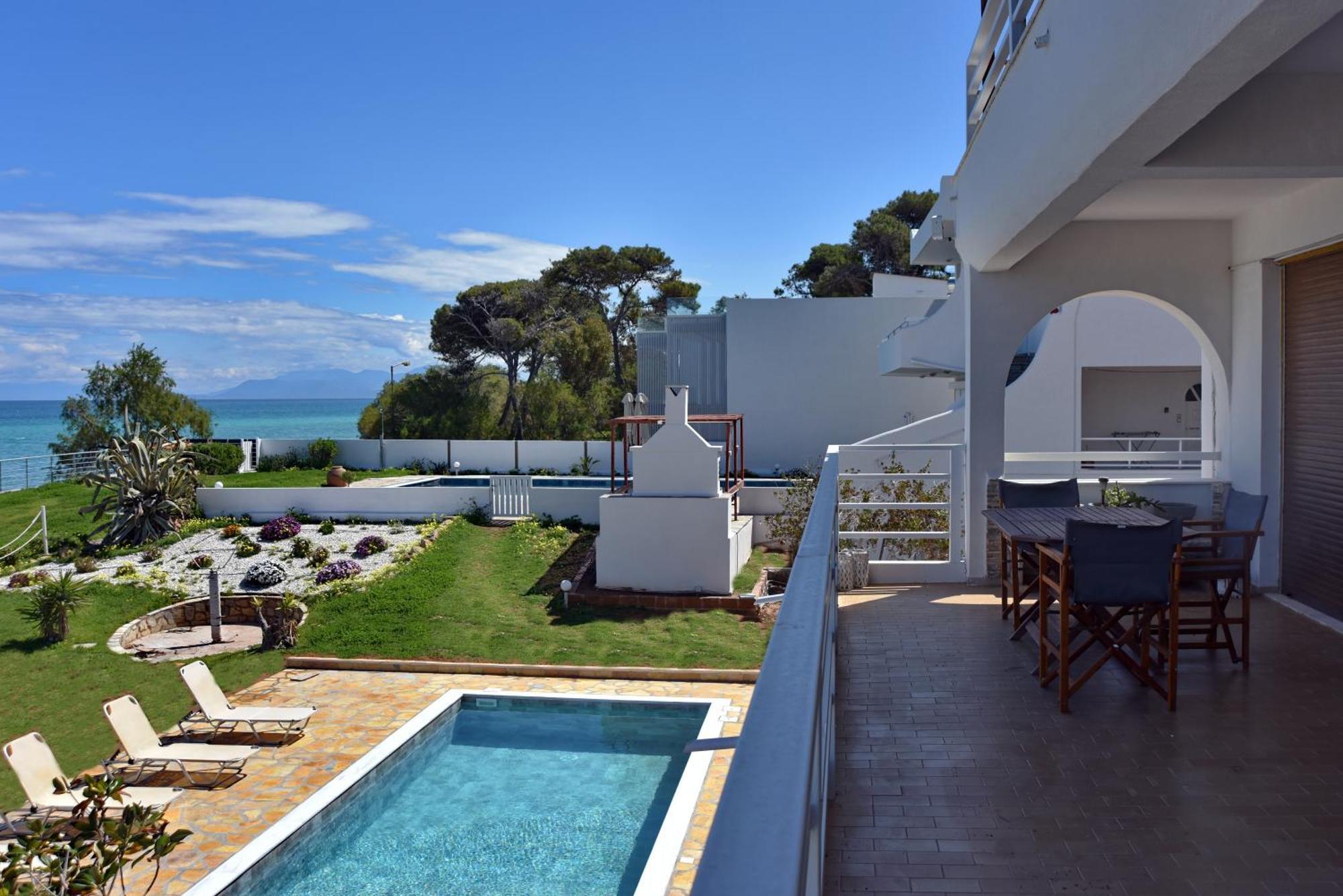 Antorina Beachfront Villas With Private Pools Kamari  외부 사진